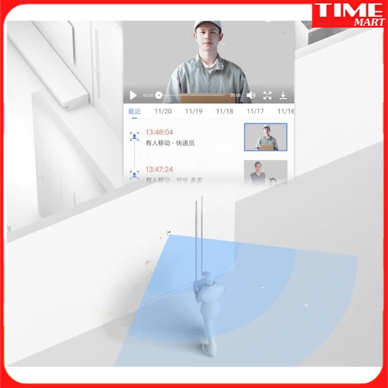 Bộ chuông cửa Call Video thông minh Xiaomi FJ01MLTZ [TIME_MART siêu thị tiện ích gia đình]