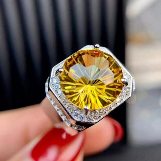 Nhẫn mạ bạc đính đá sang trọng cho nam nữ