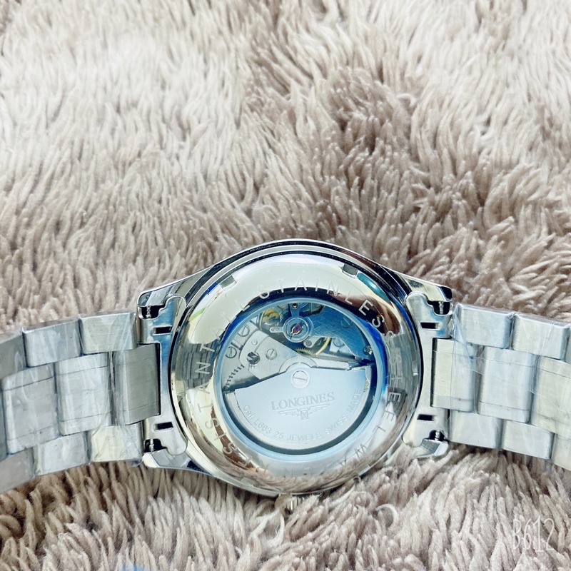 Đồng hồ cơ nam LG1290 dây kim loại máy cơ tự động thiết kế sang trọng | BigBuy360 - bigbuy360.vn