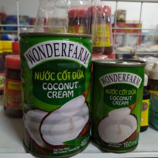 Nước Cốt Dừa Wonderfam lon 400/160ml