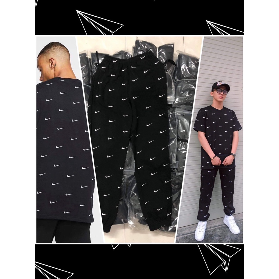 Quần Dài Nike Full Swoosh Thêu - Hot Trend 2023