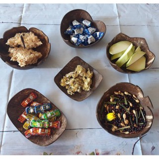 Dĩa gáo hoa Cocodecor dùng đựng bánh mức ngày tết