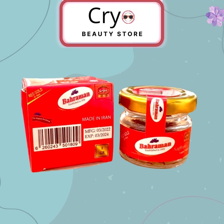 Saffron Nhụy Hoa Nghệ Tây Iran Hộp 1gr