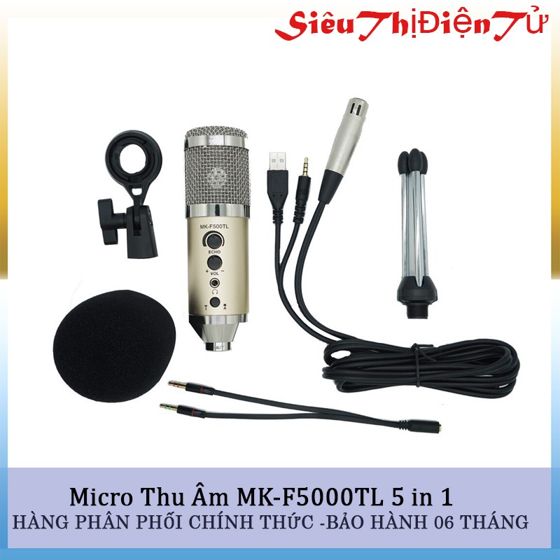 [Mã ELHACE giảm 4% đơn 300K] MIC THU ÂM MK-F500TL ĐÃ BAO ĐẦY ĐỦ CHỈ VỀ LIVE STREAM