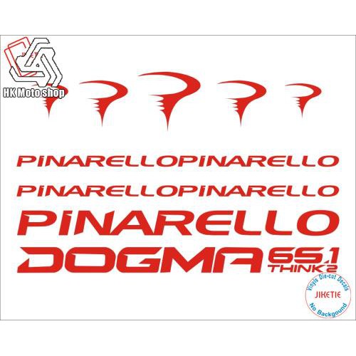 Decal dán xe đạp leo núi thương hiệu PINARELLO
