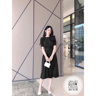 [Mã FATHANG5 giảm 10K đơn 50K] Bigsize Đầm kết cườm D605