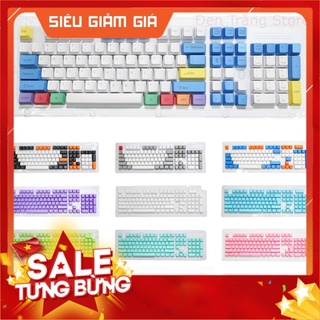 SET KEYCAP PBT DOUBLESHOT 104 PHÍM CHẤT LƯỢNG CAO CẤP ĐỦ MÀU XUYÊN LED