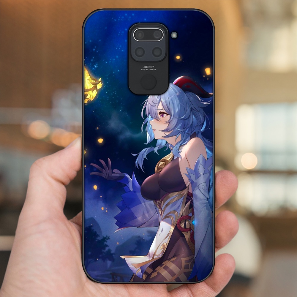 Ốp lưng Xiaomi Redmi Note 9 viền đen in hình Ganyu Genshin Impact