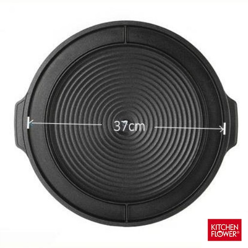 Chảo nướng KITCHEN FLOWER sản xuất Hàn Quốc siêu bền NY-2499 / Hàng nhập khẩu.