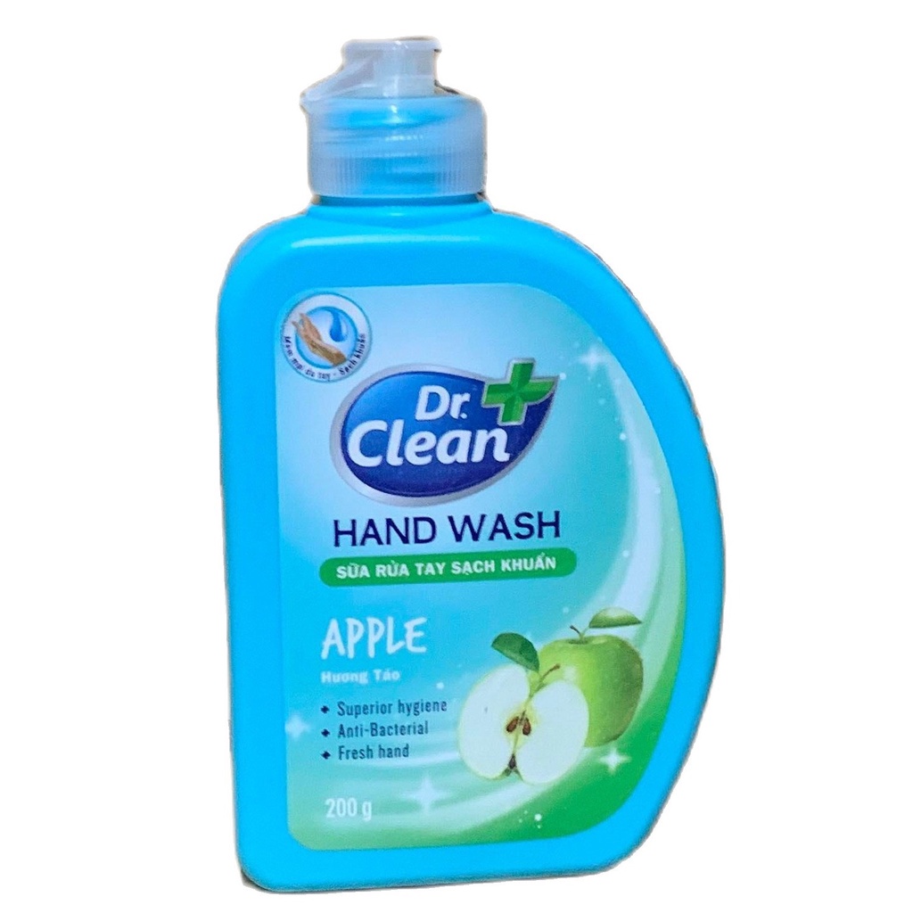 Nước rửa tay Dr. Clean hương Dâu chai 160ml
