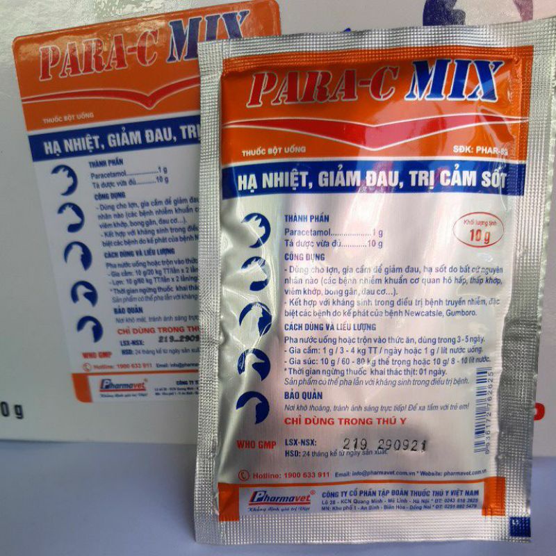 Para C Mix 10g bột pha