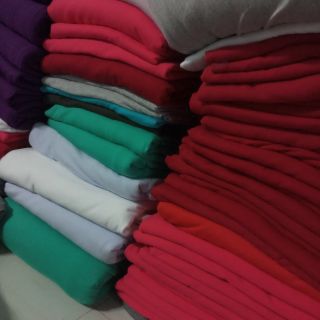 Vải poly trắng 2.5k-cotton đỏ đậm 500g-rằn tri 900g chj hương giang