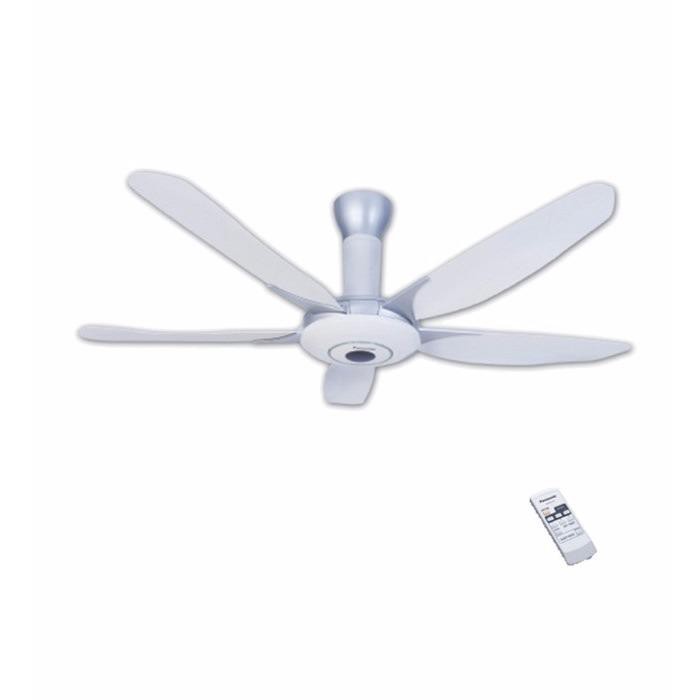 Quạt Trần 5 Cánh Panasonic F-60WWK (Trắng) - Có Điều Khiển Từ Xa - Bảo Hành 12 Tháng - Có Video Thực Tế