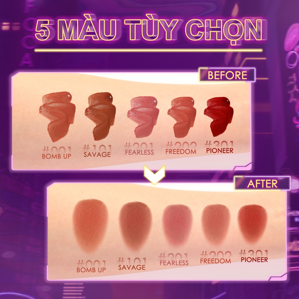 Focallure #Son Tint Chống Nước Lâu Trôi Với Màu Sắc Độc Đáo