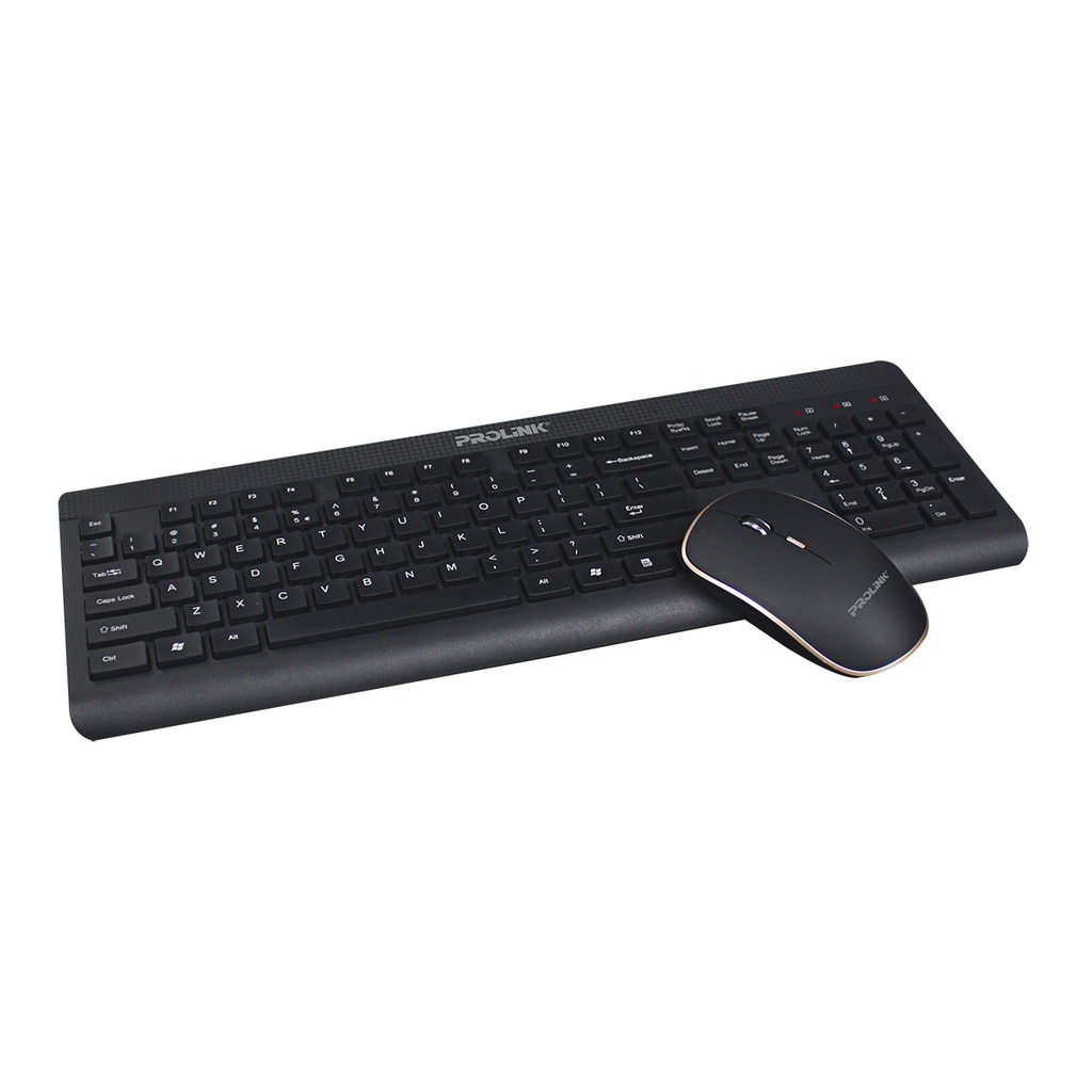 Bộ bàn phím và chuột vi tính không dây Prolink PCWM7003 - Hàng phân phối chính hãng