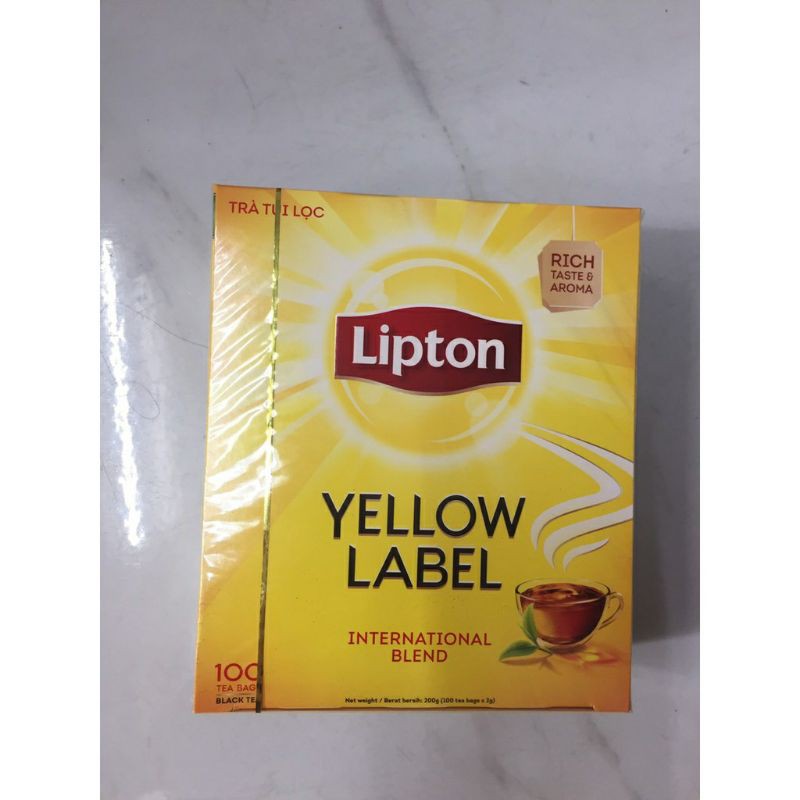 Trà túi lọc lipton 100 gói 200g