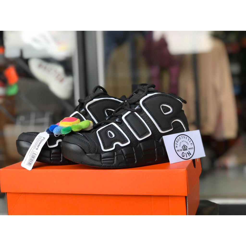 Giày sneaker UPTMPO đen viền trắng - Gin store