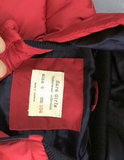 Áo phao gile zara cho bé