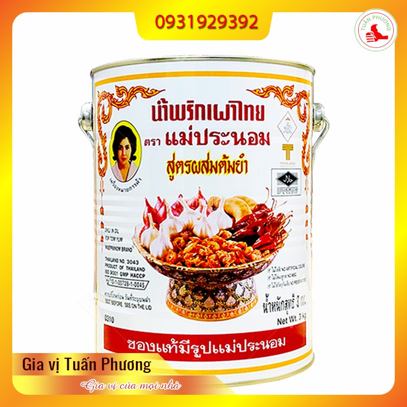 Sa Tế Tom Yum Thái Lan 3kg ( Hộp )