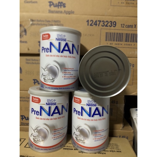 Sữa Bột Nestle Nan Pre ( dành cho trẻ nhẹ cân hoặc thiếu tháng) - Hộp 400g