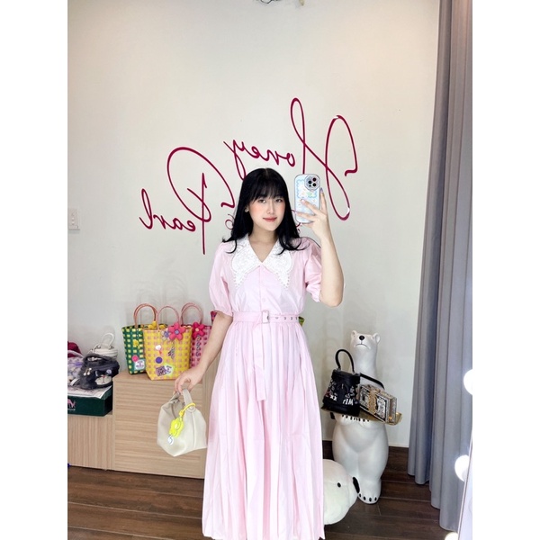 ĐẦM MAXI DÀI KIỂU DÁNG HÀN QUỐC SIÊU DỄ THƯƠNG NỮ TÍNH TIỂU THƯ - SP000689