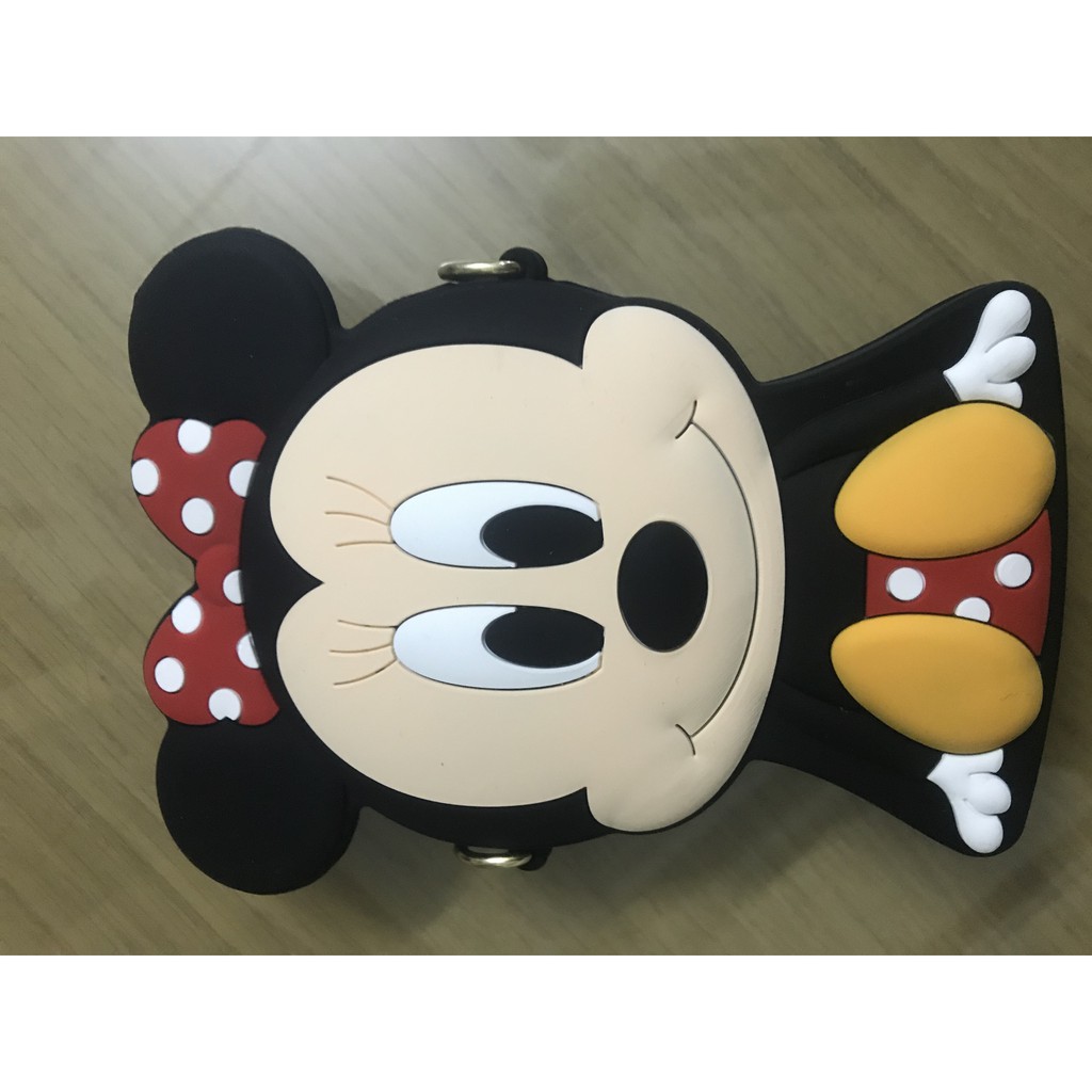 Túi Đeo Chéo Mickey Sillicon HF Cho Mẹ Và Bé TX32