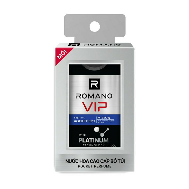 Nước hoa bỏ túi Romano Vip Passion /Vision 18ml