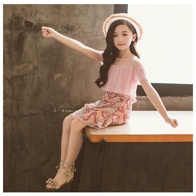 Váy bé gái - váy cho bé gái kiểu dáng Hàn siêu xinh
