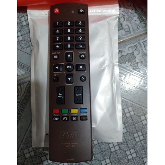 Điều khiển AVG/Mobi TV loại xịn bóc máy và loại 2