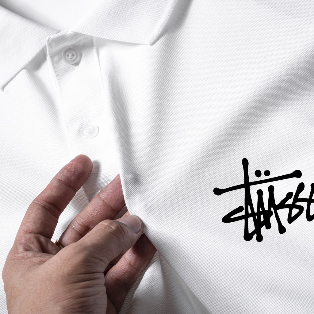 Áo thun Polo nam nữ cổ bẻ vải cá sấu Cotton Stussy xuất xịn, chuẩn đẹp, sang trọng-lịch lãm - Hiti | BigBuy360 - bigbuy360.vn