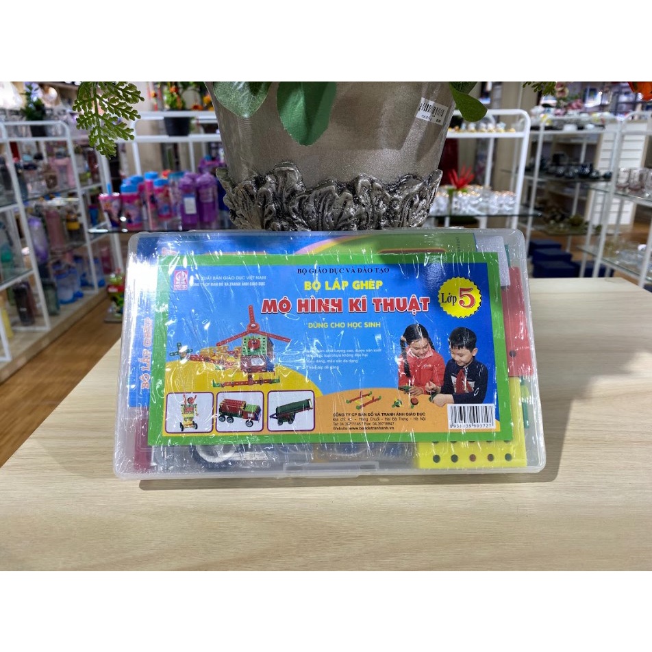 Bộ lắp ghép kỹ thuật lớp 5 - Dụng cụ học tập học sinh