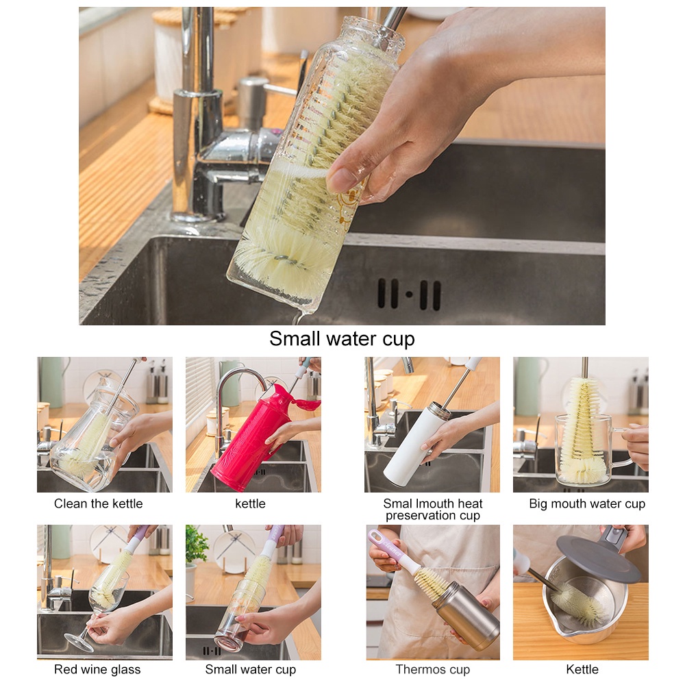 Set 2 Cọ Vệ Sinh Chai Lọ Tiện Lợi | BigBuy360 - bigbuy360.vn
