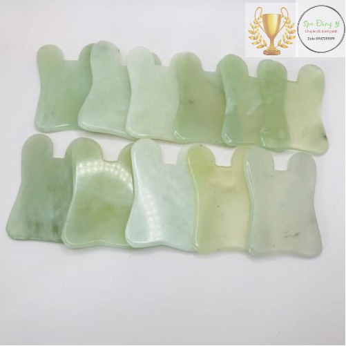 Ngọc cạo gió mặt, massage mặt, spa, dưỡng sinh đông y