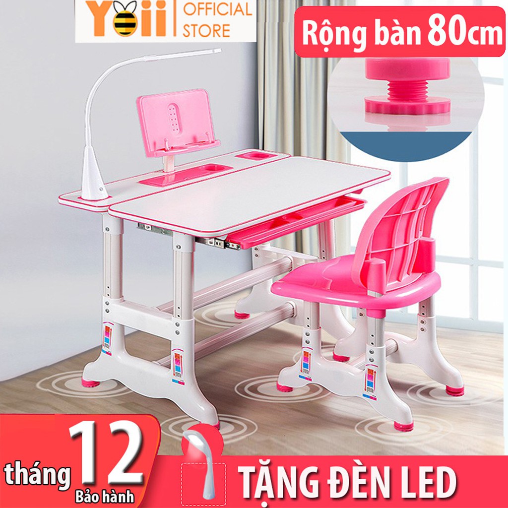 Bộ bàn ghế học sinh trẻ em thông minh chống gù chống cận kích thước lớn B05 52 x 80cm - Tặng kèm đèn LED 3 chế độ | BigBuy360 - bigbuy360.vn