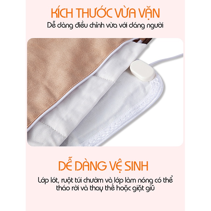 Đai lưng bụng ngải cứu Đông y Trung Quốc quấn bụng bằng ngải cứu Món quà hàng có sẵn ship ngay