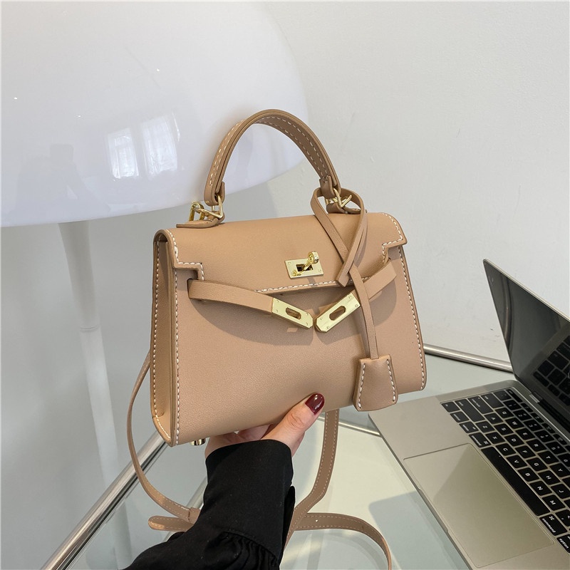 Túi tự đan, Túi handmade diy da pu có quai xách và đeo chéo thời trang sang trọng, trẻ trung