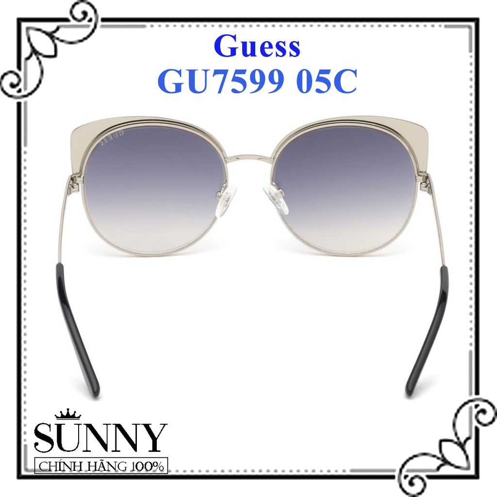 GU7599 - kính mát Guess chính hãng Italy, sp kèm tem thẻ bảo hành toàn quốc, thiết kế dễ đeo bảo vệ mắt