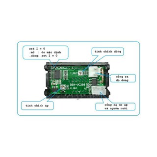 Module Đồng Hồ Đo Dòng - Đo Áp 0-100V 10A DC
