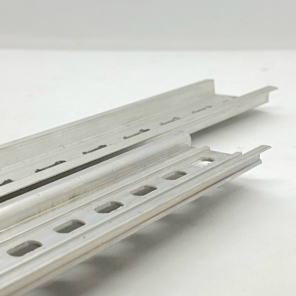 Thanh ray nhôm cài Attomat - Dài 1 mét - Dày 1mm