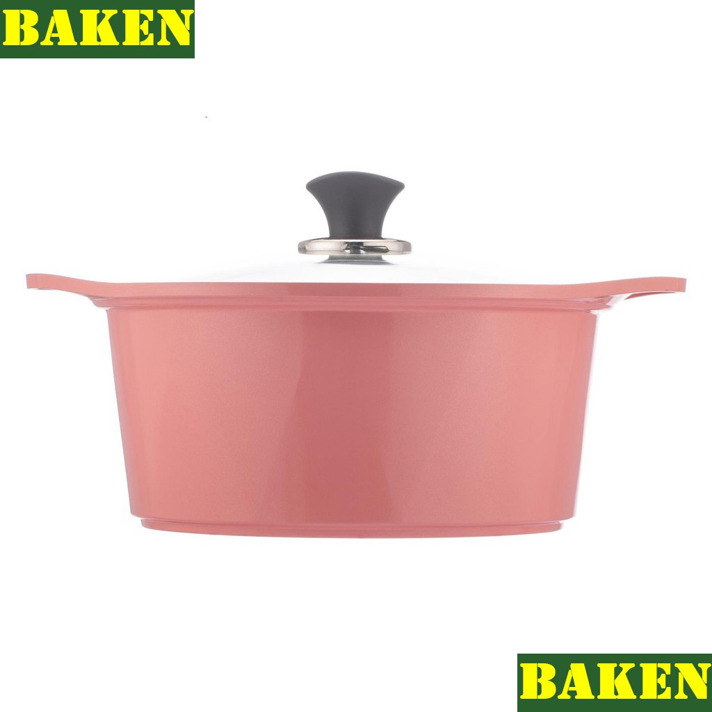 Nồi Đúc Vân Đá 5 Lớp Ceramic GREENCOOK GCS02-20IH – Nồi Đáy Từ Hợp Kim Nhôm - BAKEN