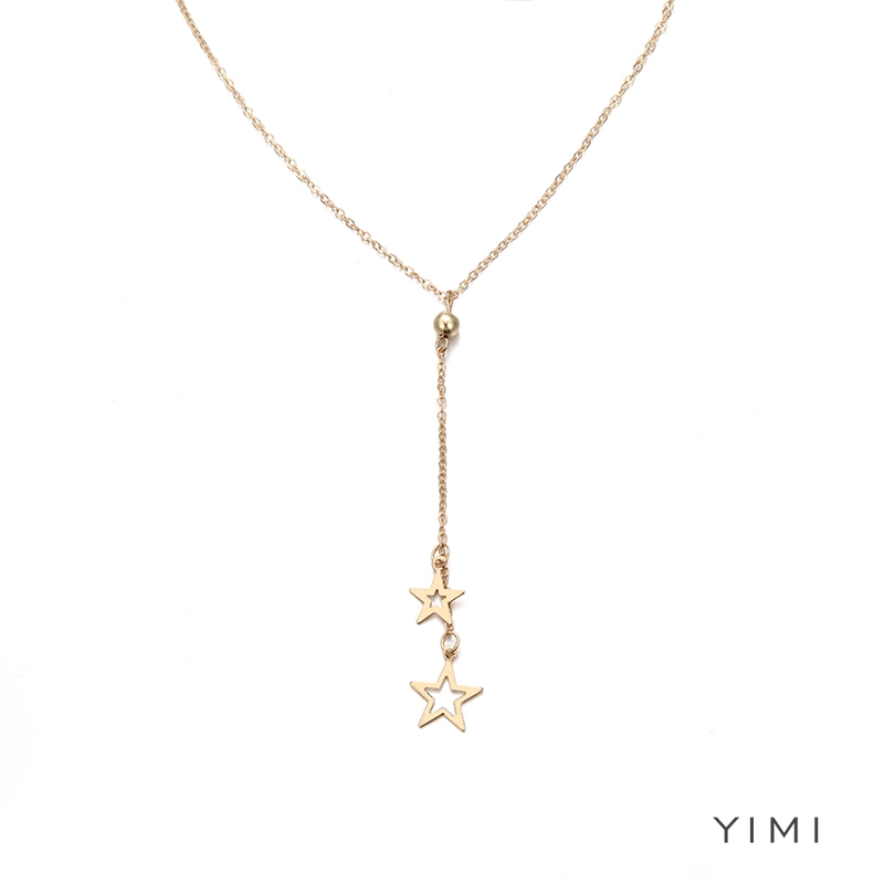 Dây Chuyền Hợp Kim Mặt Ngôi Sao Năm Cánh Đơn Giản