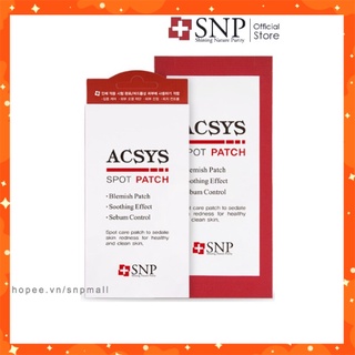 Miếng dán mụn acsys spot patch làm dịu cô đọng nhân mụn che mụn - hộp 72 miếng