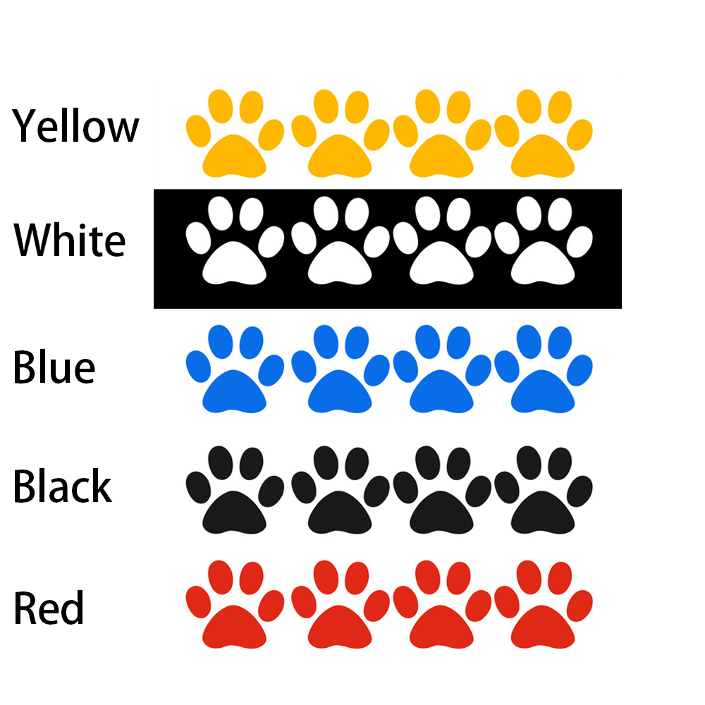 Miếng Dán Trang Trí Xe Hơi Hình Bàn Chân Mèo Dễ Thương