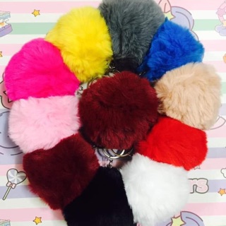Cục bông tròn sỉ móc khoá