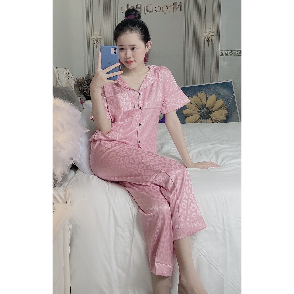 Đồ bộ Pijama lụa gấm