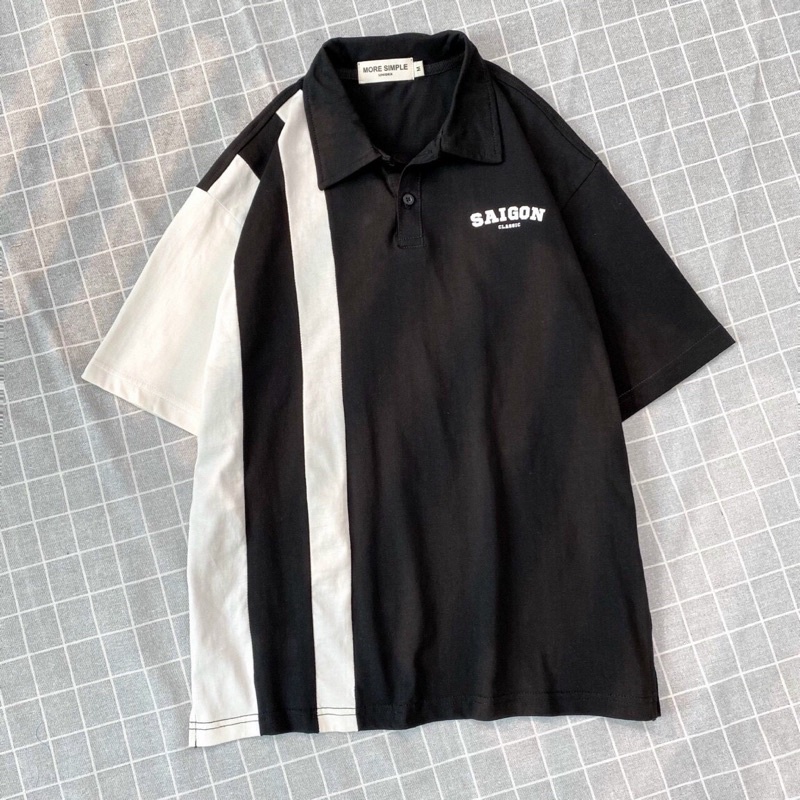 Áo PoLo CLASSIC Oversize Vải Tici Da Cá Form Rộng Unisex - Yowol SG