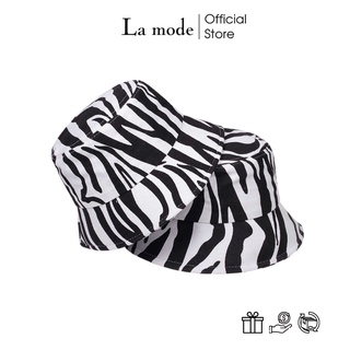Nón mũ bucket tai bèo 2 mặt lộn hình ngựa vằn dễ thương - la mode