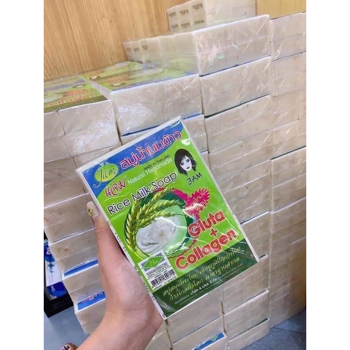 Xà phòng cám gạo Thái lan kíchtrắng siêu thơm