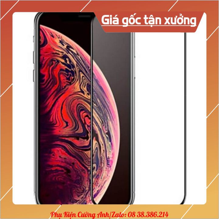 ( Gía sốc) Cường lực chống vân tay full màn cho các mã Iphone 7P/8P/X/XSMAX/11/12 + Tặng kèm giấy lau