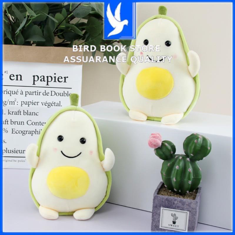 Gấu bông mini quả bơ trứng, dâu tây, dưa hấu, cà rốt 034 - Hoa quả nhồi bông siêu cute Bird book